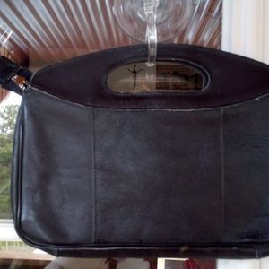 Black Leather Purse